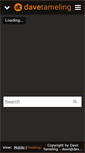 Mobile Screenshot of davetameling.com